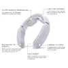 SKG 4356E - wit, combimassage, nek, wit, silicone, knoppen, batterij