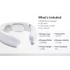 SKG 4356E - wit, combimassage, nek, wit, silicone, knoppen, batterij