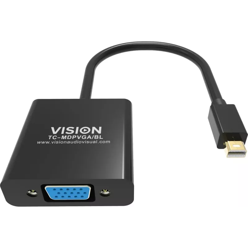 Videokabel-adapter Mini DisplayPort naar VGA Vision TC-MDPVGA/BL