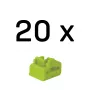 Lindy RJ-45 poortblokkering (zonder sleutel) – 20-pack, groen