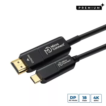 Microconnect USB3.1CHDMI10OP videokabel-adapter 10 m USB Type-C HDMI zwart