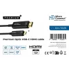Microconnect USB3.1CHDMI20OP videokabel-adapter 20 m USB Type-C HDMI zwart