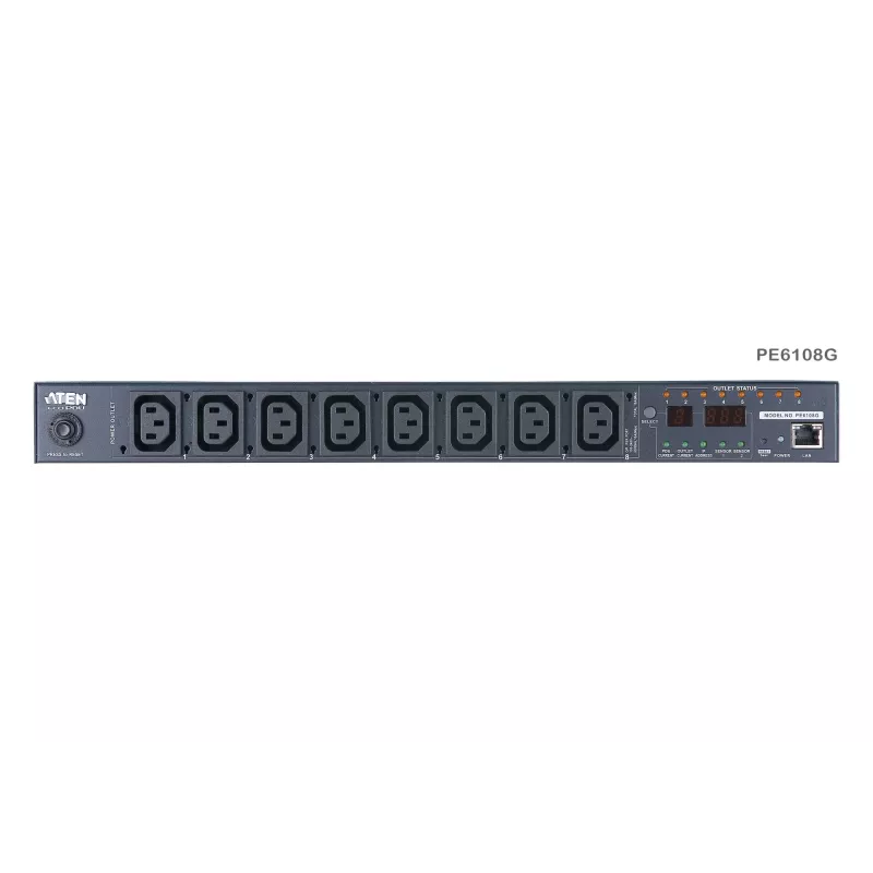 ATEN 1U 10A 8 outlet switched bank metered PDU + gratis Eco PDU Manager software