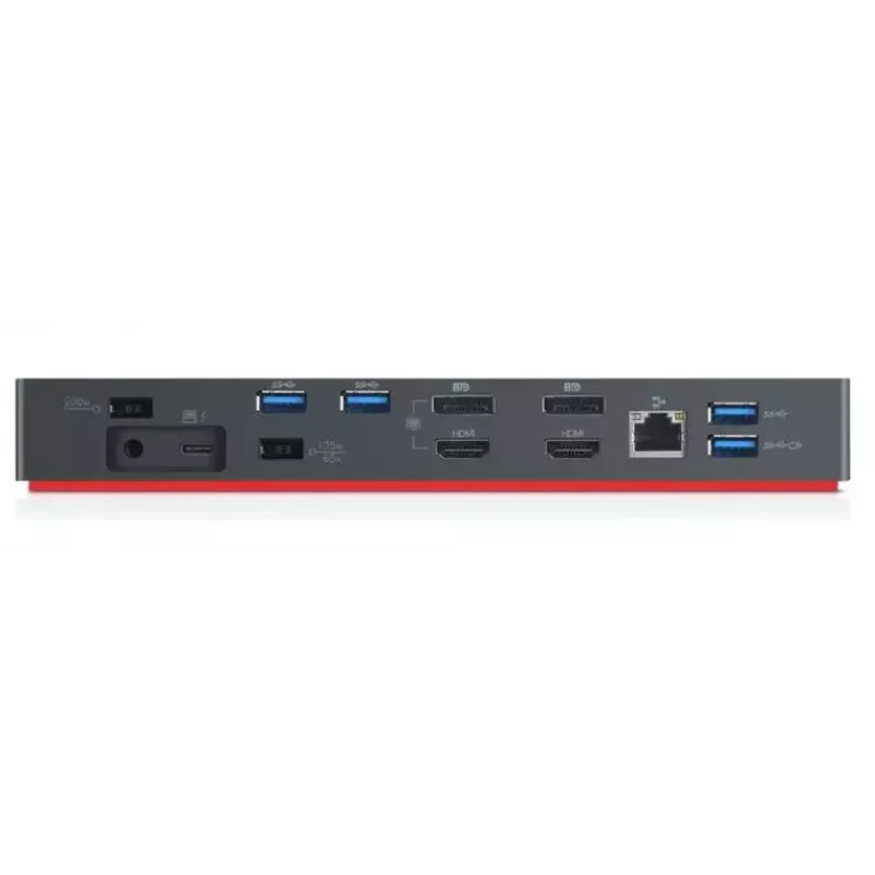 Lenovo 40AN0135SA laptop-dockingstation/poortreplicator bedraad Thunderbolt 3 zwart