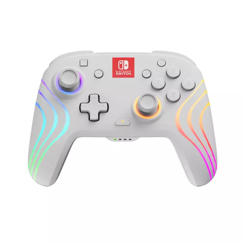 PDP Afterglow Wave White USB-gamepad analoog / digitaal Nintendo Switch, Nintendo Switch Lite, Nintendo Switch OLED