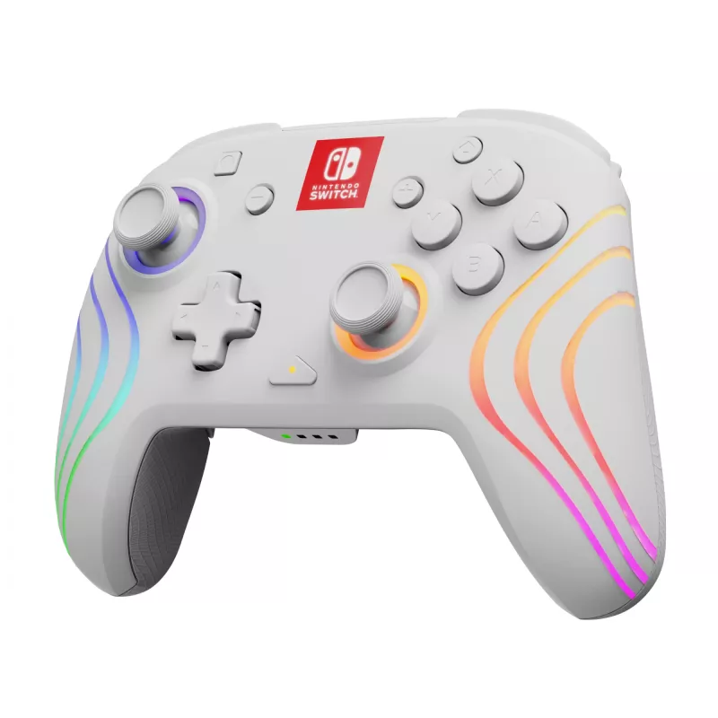 PDP Afterglow Wave White USB-gamepad analoog / digitaal Nintendo Switch, Nintendo Switch Lite, Nintendo Switch OLED