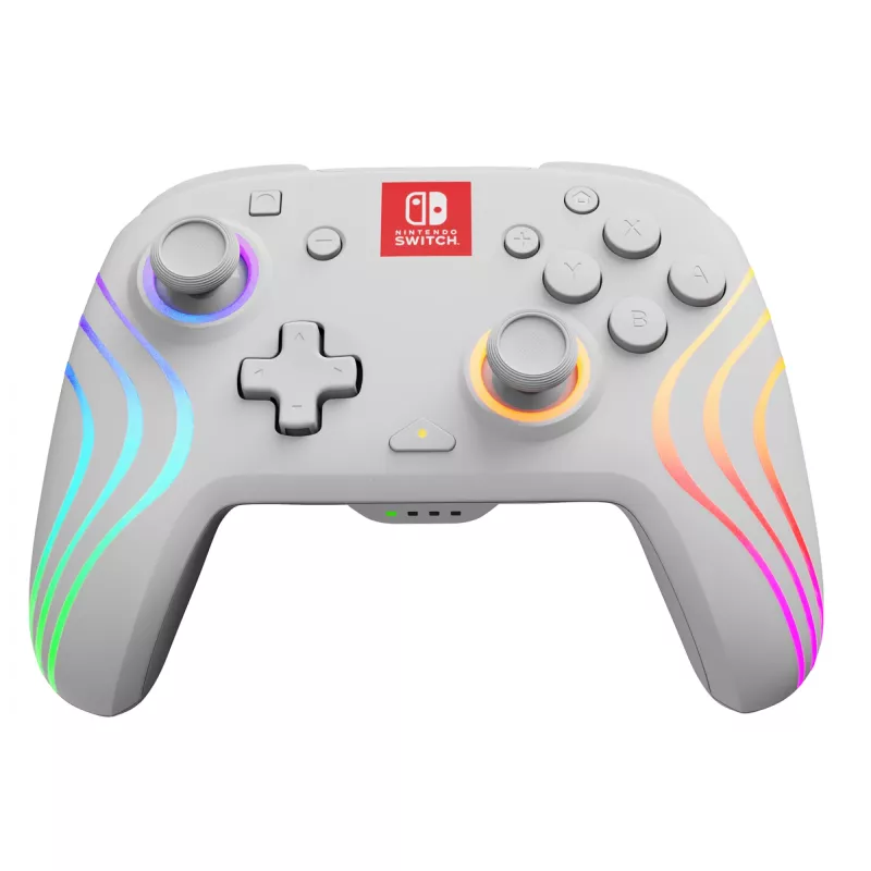 PDP Afterglow Wave White USB-gamepad analoog / digitaal Nintendo Switch, Nintendo Switch Lite, Nintendo Switch OLED