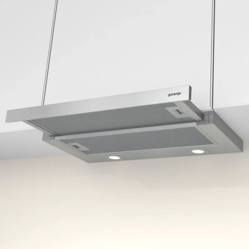 Gorenje TH62E4X half ingebouwd (uitschuifbaar) roestvrij staal 450 m³/h