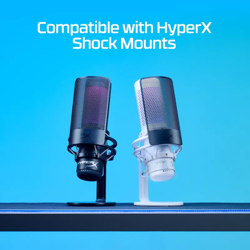 HyperX Shield 6X256AA microfoonpopfilter, flexibele zwanenhals, zwart