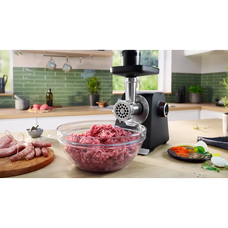 Bosch Serie 6 vleesmolen 2100 W zwart, zilver