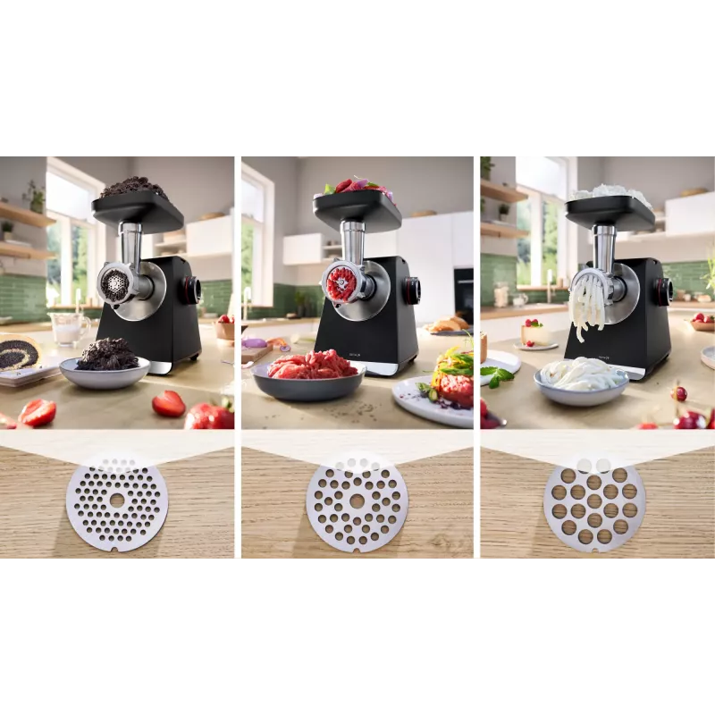 Bosch Serie 6 vleesmolen 2100 W zwart, zilver