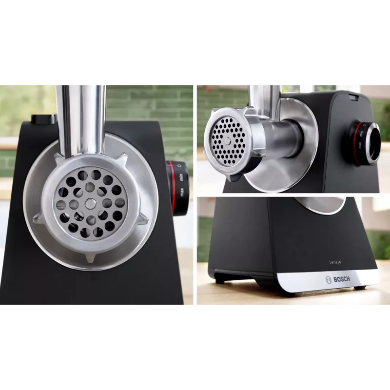 Bosch Serie 6 vleesmolen 2100 W zwart, zilver