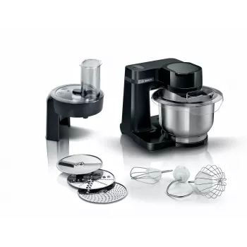 Bosch Serie 2 MUMS2EB01 keukenmachine 700 W 3,8 L zwart, roestvrij staal