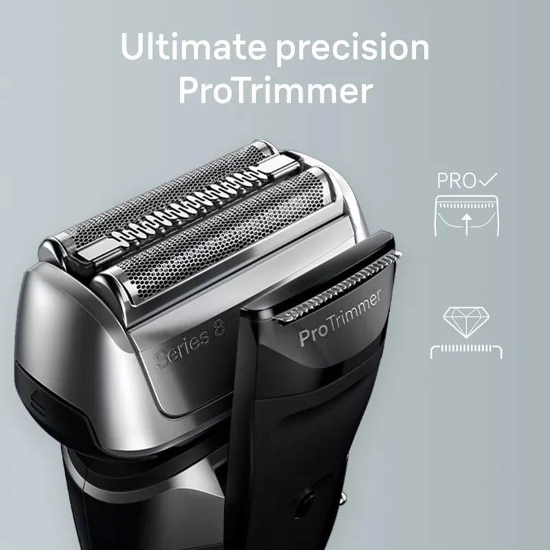 Braun Series 8 8517s elektrisch scheerapparaat – nat & droog, zilver