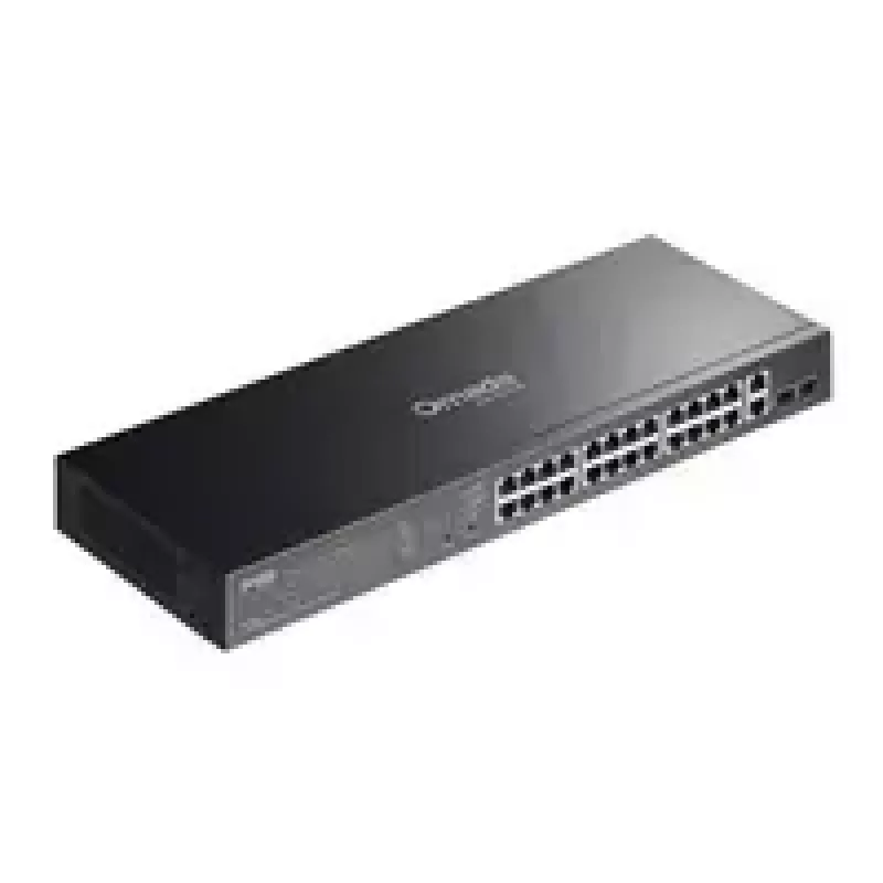 Switch TP-LINK OMADA ES228GP 26x GbE 24x PoE+ – managed, rackmount, model ES228GP