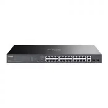 Switch TP-LINK OMADA ES228GP 26x GbE 24x PoE+ – managed, rackmount, model ES228GP