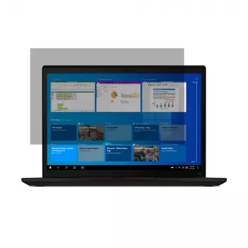 Randloze laptop-privacyfilter Lenovo 4XJ1U03945 voor 33,8 cm (13,3 inch) 16:10, 85 % lichtdoorlatendheid, 30° kijkhoek