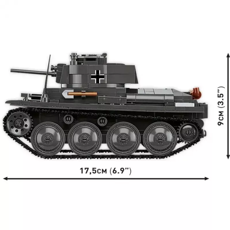 Bouwset Cobi Blocks tank 38 VZ.38 690 elementen – schaalmodellenset
