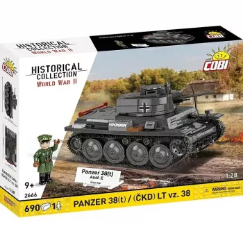 Bouwset Cobi Blocks tank 38 VZ.38 690 elementen – schaalmodellenset