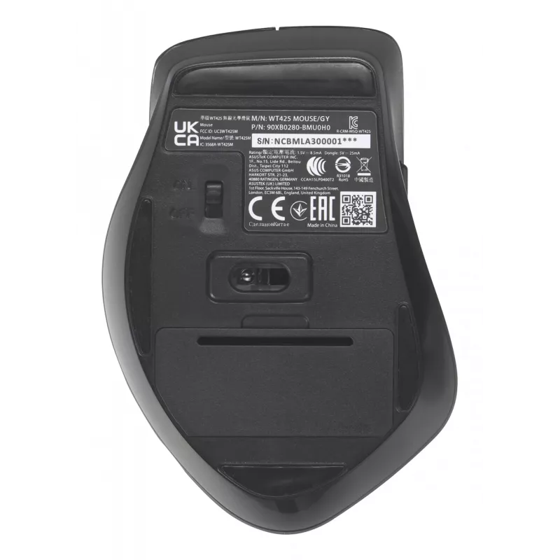 ASUS WT425 muis kantoor rechtshandig RF draadloos optisch 1600 DPI