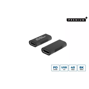Microconnect USB3.2CFFA kabeladapter USB-C zwart