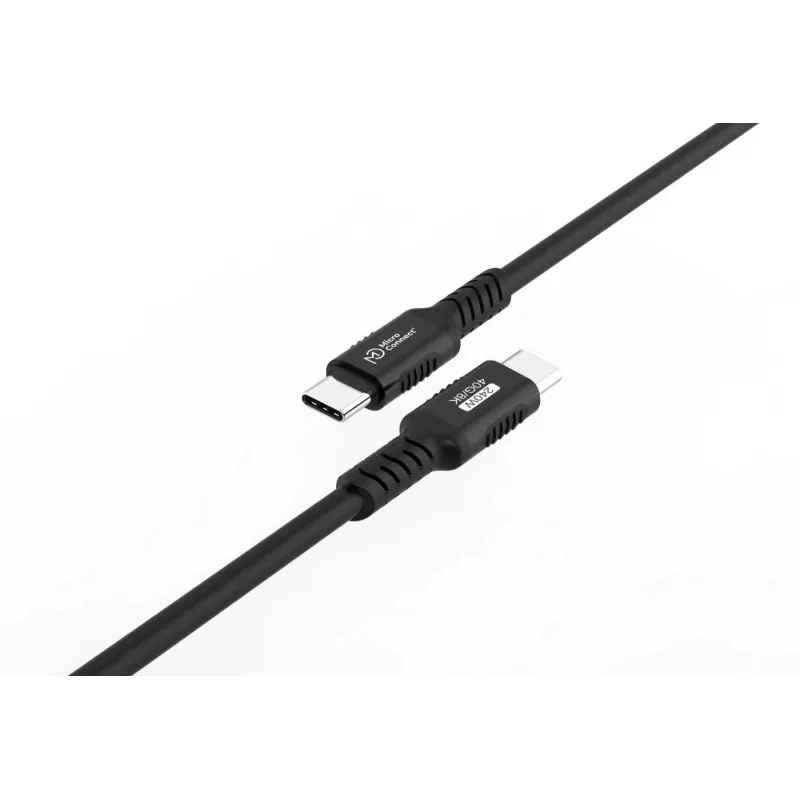 USB-kabel MicroConnect MC-USB4-CC40LQ-1.5 — USB Type-C naar USB Type-C, 1,5 m
