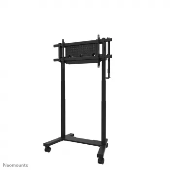 TV-wagen Neomounts FL55-975BL1 gemotoriseerd voor 75–115 inch schermen, staal, zwart, max. 160 kg, hoogte 2154 mm