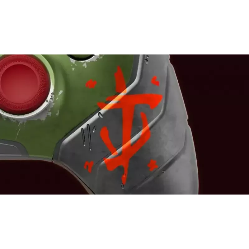 Draadloze gamepad Microsoft Xbox Wireless Controller DOOM: The Dark Ages Limited Edition, Bluetooth/USB, veelkleurig, AA-batterij, USB-C