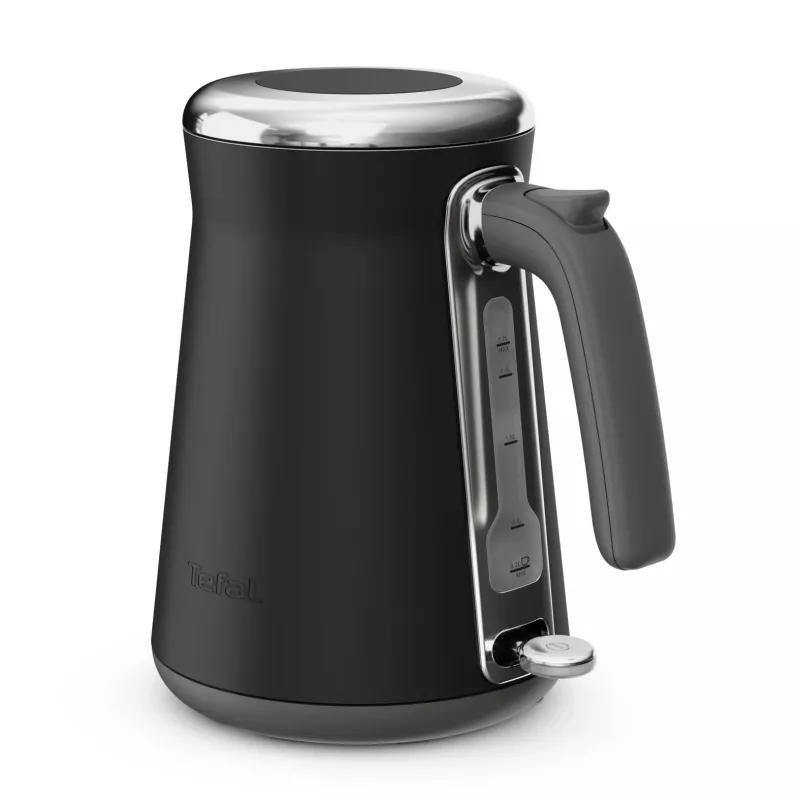 Waterkoker Tefal KI6668E0 — 1,7 l, 2400 W, roestvrijstalen behuizing, zwart