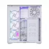 PC Full-Tower-behuizing MODECOM Volcano SPACE XL ARGB FULL TOWER 5F wit — ATX, gehard glas, ARGB, USB-C