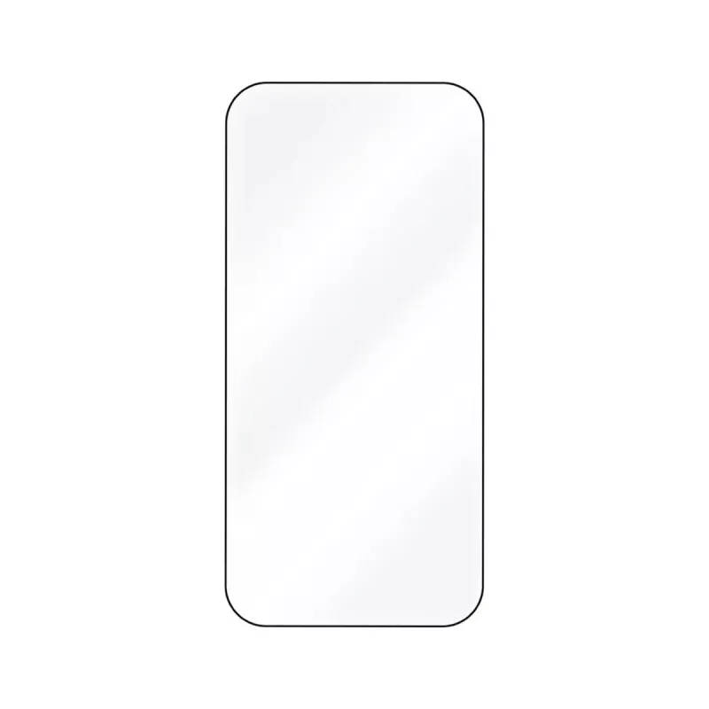 Displayschermfolie FIXED voor Apple iPhone 17 Pro — gehard glas, zwart, Armor met antistofapplicator en AR-laag