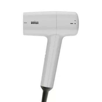 Haardroger BRAUN HD1.55 — 1800 W, 2 warmtestanden, Cool shot, 1,8 m kabel, wit