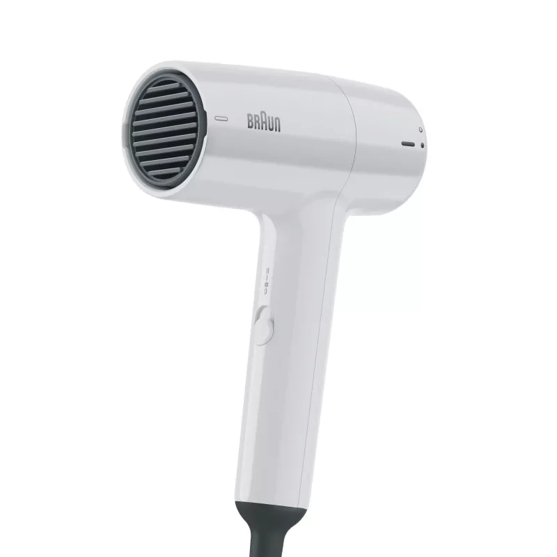 Haardroger BRAUN HD1.55 — 1800 W, 2 warmtestanden, Cool shot, 1,8 m kabel, wit