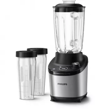Tafelblender Philips 7000-serie HR3760/10 zwart roestvrijstaal