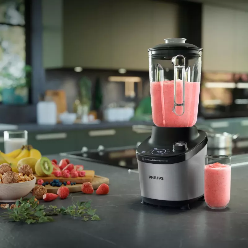 Tafelblender Philips 7000-serie HR3760/10 zwart roestvrijstaal