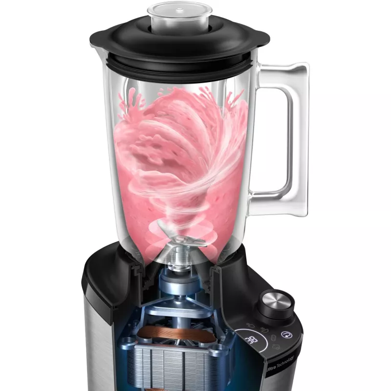 Tafelblender Philips 7000-serie HR3760/10 zwart roestvrijstaal