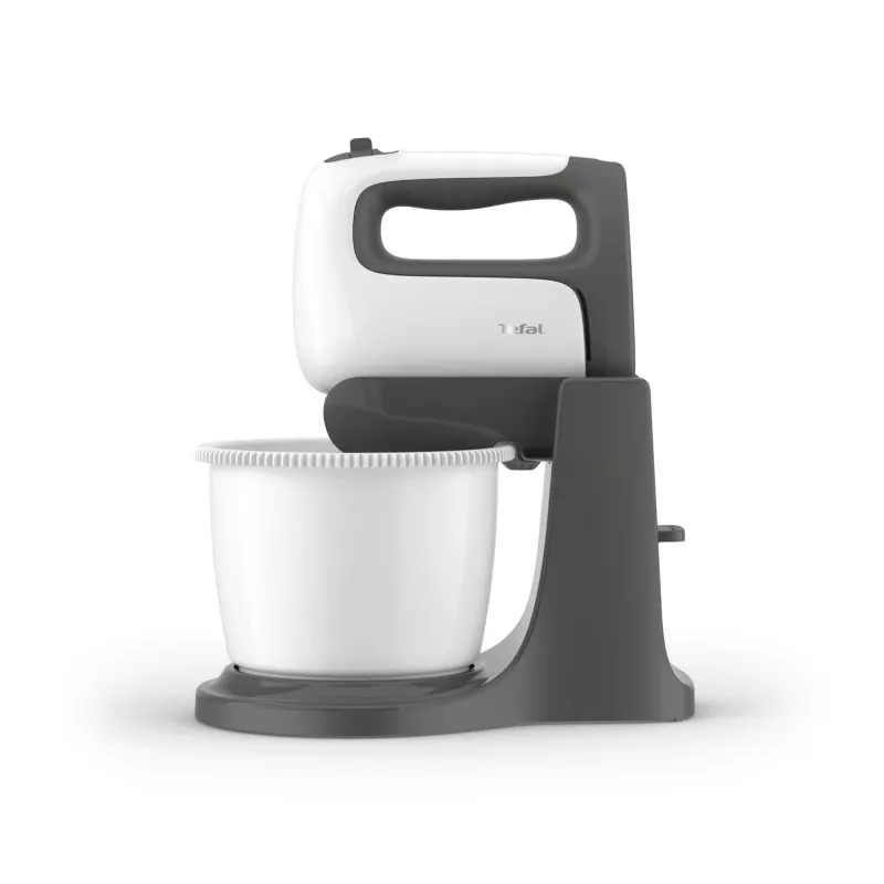 Tefal PrepMix+ HT464138 handmixer met kom 500 W grijs/wit