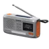 Draagbare slingerradio Marmitek RESQ 100 — DAB/DAB+/FM, 3 W, LCD, USB-C, 3,5-mm-aansluiting, lichtgrijs
