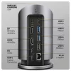 AXAGON HMC-WL9 USB-C 9-in-1 dockinghub met 10 Gbit/s, 100W PD, 8K HDMI, ethernet, draadloos laden