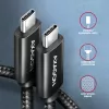 USB-C-naar-USB-C-kabel AXAGON BUCM4X-CM05AB — USB4 Gen 3x2, 40 Gbit/s, 240 W, 0,5 m, zwart