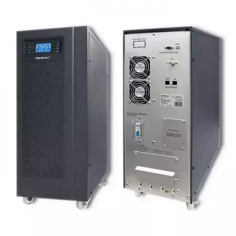 UPS Qoltec 53044 online dubbelconversie 10 kVA 8000 W