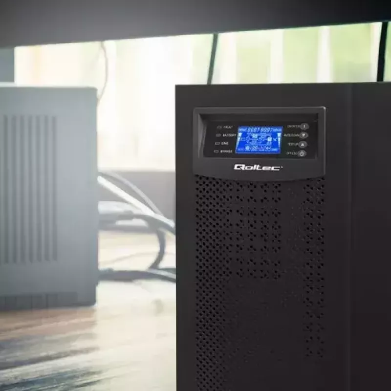 UPS Qoltec 53044 online dubbelconversie 10 kVA 8000 W
