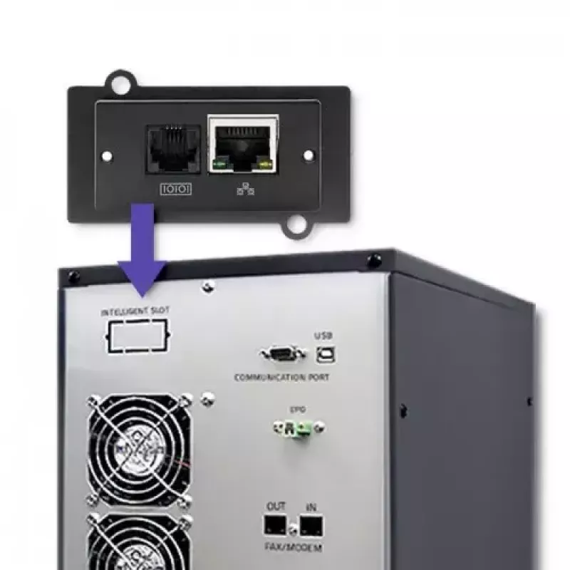 UPS Qoltec 53044 online dubbelconversie 10 kVA 8000 W