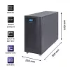 UPS Qoltec 53044 online dubbelconversie 10 kVA 8000 W