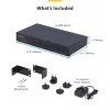 StarTech.com 8-poorts HDMI KVM-switch met 1U-rackmountkit, 4K 60Hz HDMI 2.0, knop- en hotkey-omschakeling, 4-poorts USB-hub, besturingssysteemonafhankelijk, TAA-conform