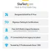 StarTech.com 8-poorts HDMI KVM-switch met 1U-rackmountkit, 4K 60Hz HDMI 2.0, knop- en hotkey-omschakeling, 4-poorts USB-hub, besturingssysteemonafhankelijk, TAA-conform