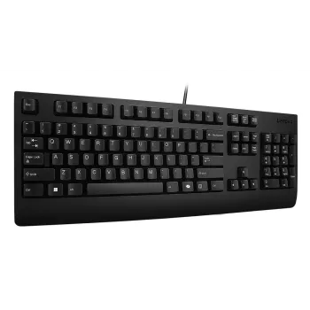 Bedrade full-size-toetsenbord Lenovo Preferred Pro II USB US English zwart, 104 toetsen, plunger-switches, 2 m kabel