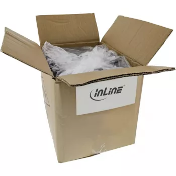 InLine B-76805B Cat6A S/FTP (PiMF) halogeenvrije patchkabel, 5 m, blauw, 25-pack