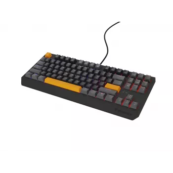 GENESIS Thor 230 TKL toetsenbord gaming USB + RF draadloos + Bluetooth QWERTY zwart, grijs, oranje