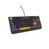 GENESIS Thor 230 TKL toetsenbord gaming USB + RF draadloos + Bluetooth QWERTY zwart, grijs, oranje